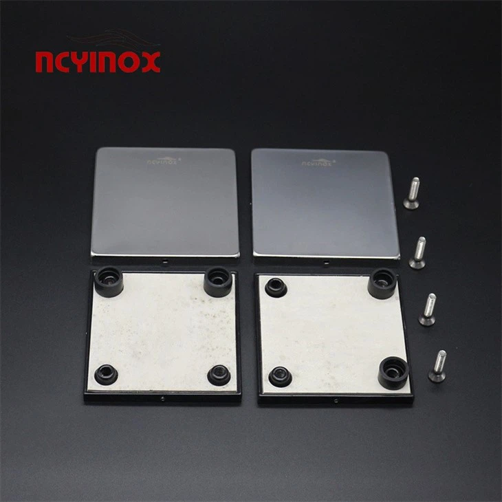 Patch Fittings Glass Hardware Door Clamp Fitting For Frameless Glass