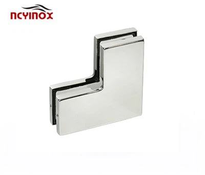 10-12Raccordo per vetro per porta senza telaio in acciaio inossidabile con vetro da mm per vetro